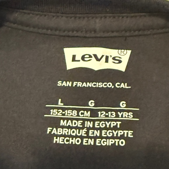 Levi’s Youth Classic Levi's Logo Crew Neck Short Sleeve Tee Size Large NWT - Picture 5 of 6